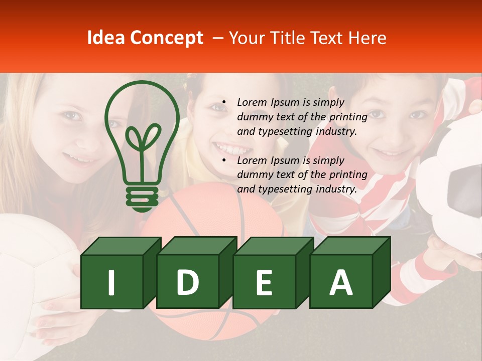 Lawn Conceptual Grass PowerPoint Template