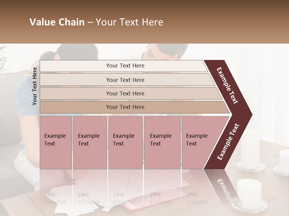 Loan Made Holding PowerPoint Template