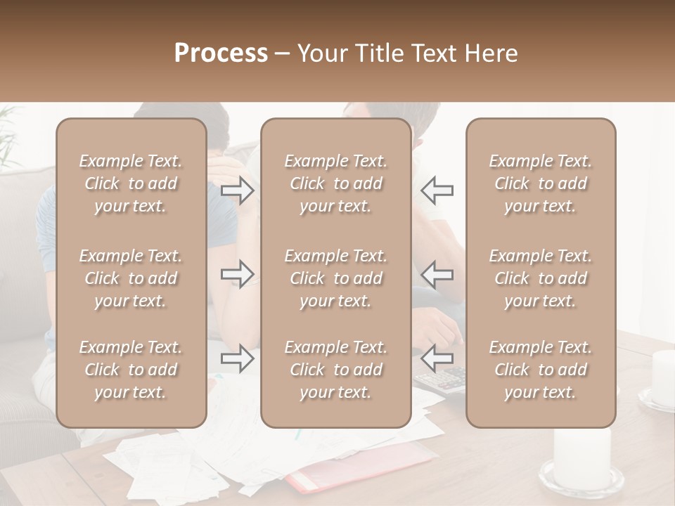 Loan Made Holding PowerPoint Template