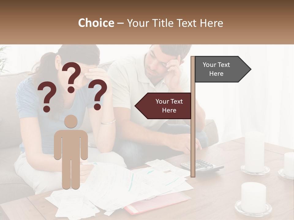 Loan Made Holding PowerPoint Template