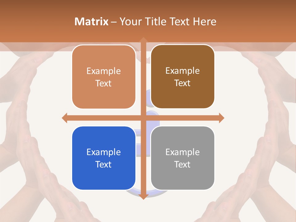 Holding Construct Home PowerPoint Template