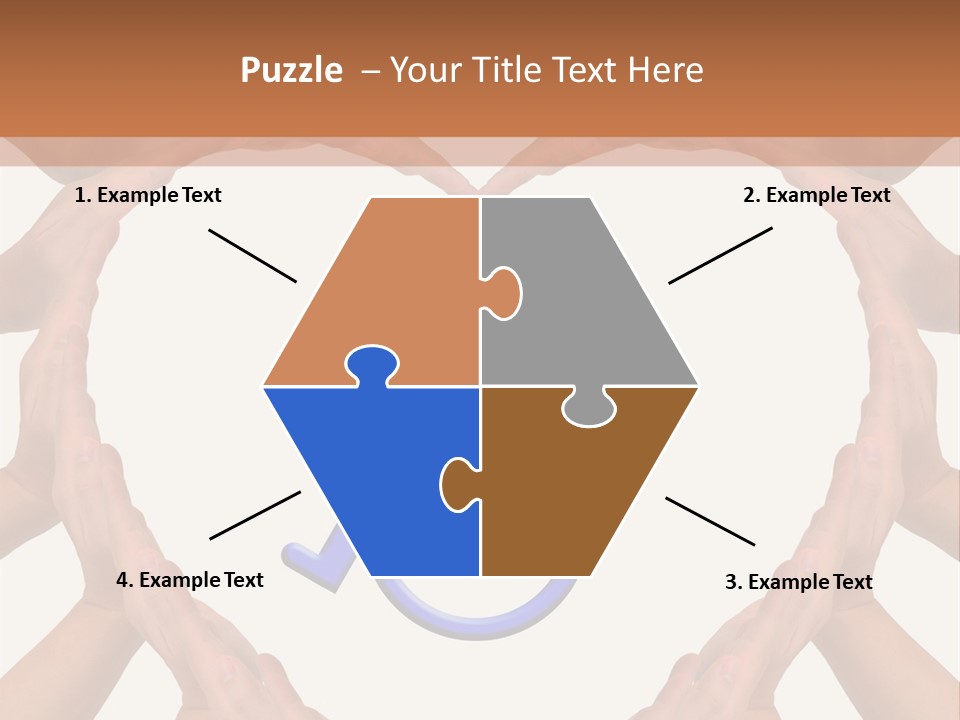 Holding Construct Home PowerPoint Template