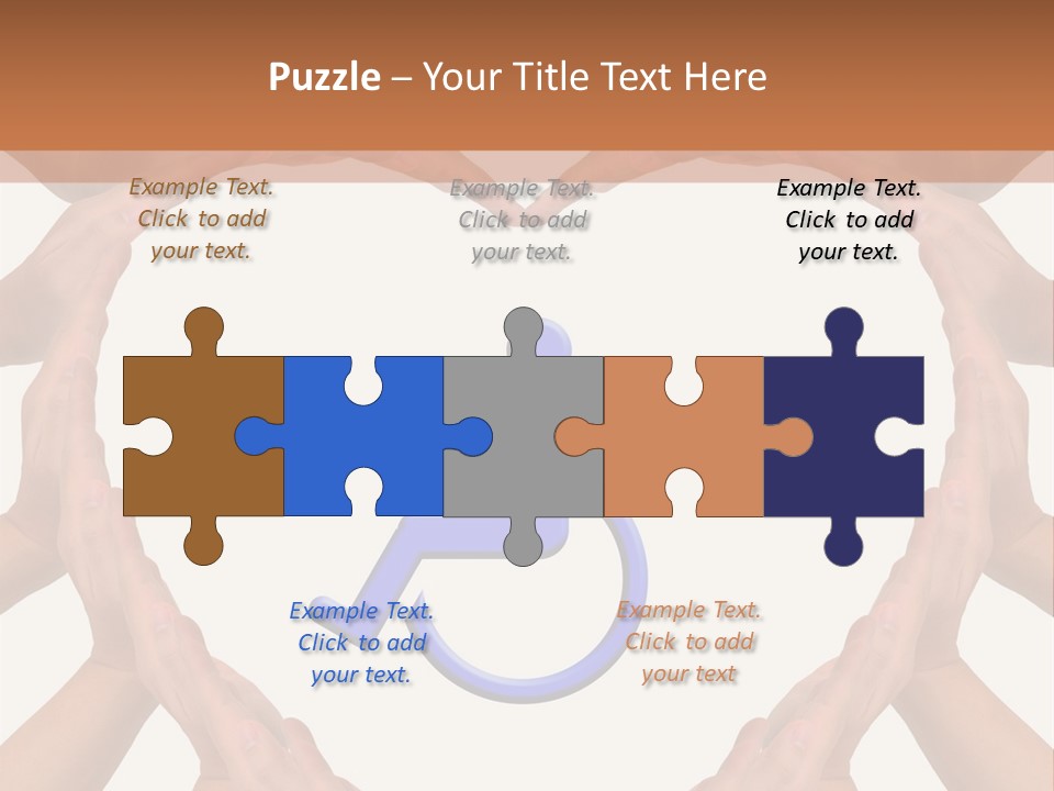Holding Construct Home PowerPoint Template