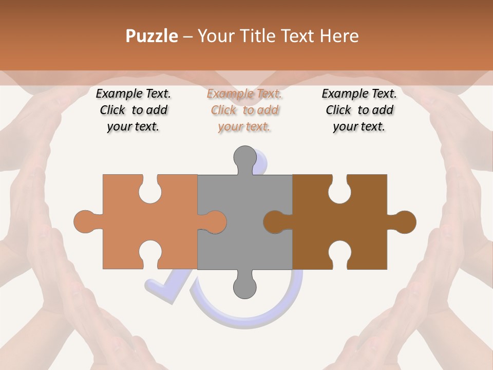 Holding Construct Home PowerPoint Template