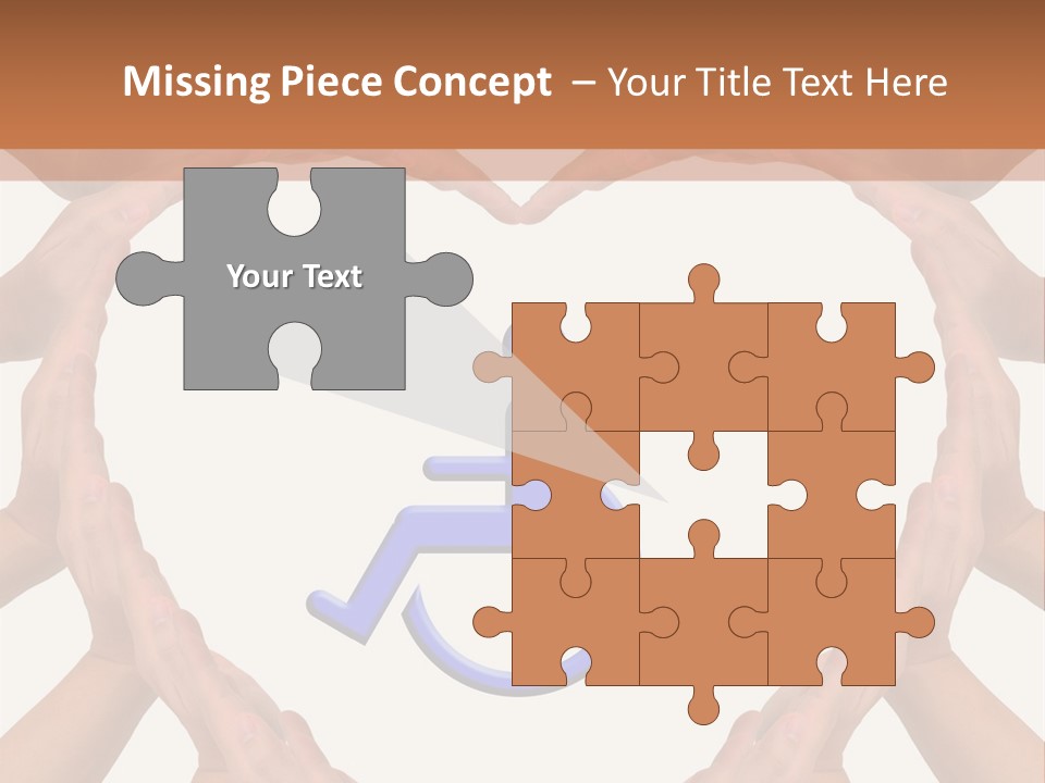 Holding Construct Home PowerPoint Template