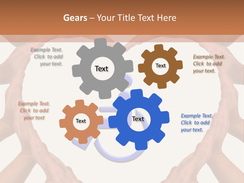 Holding Construct Home PowerPoint Template