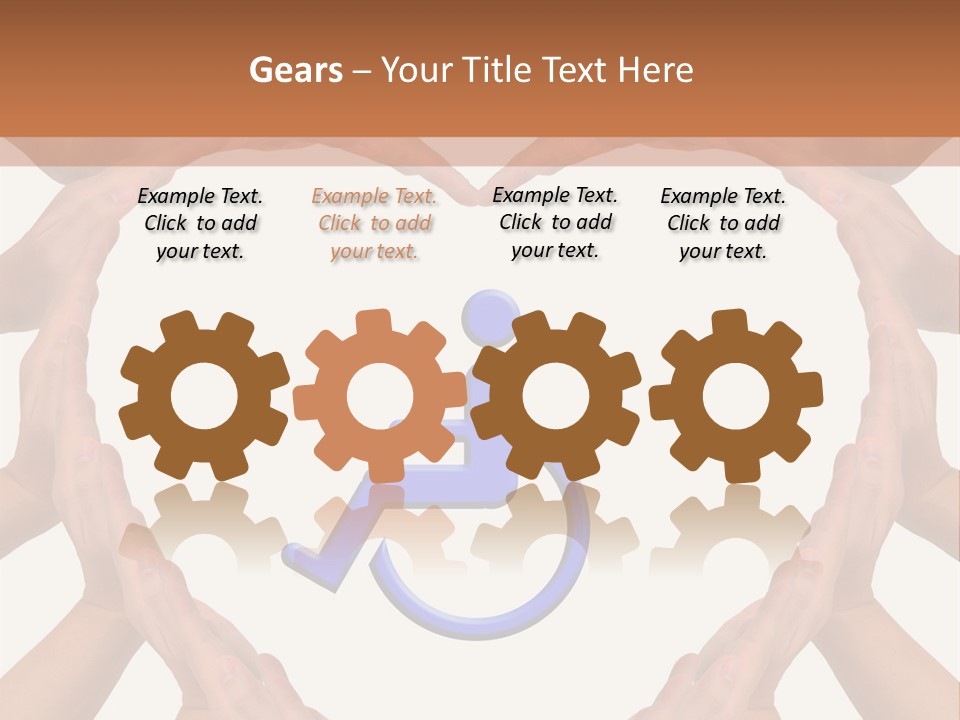 Holding Construct Home PowerPoint Template