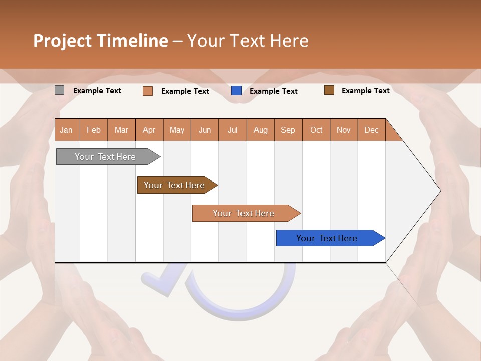 Holding Construct Home PowerPoint Template