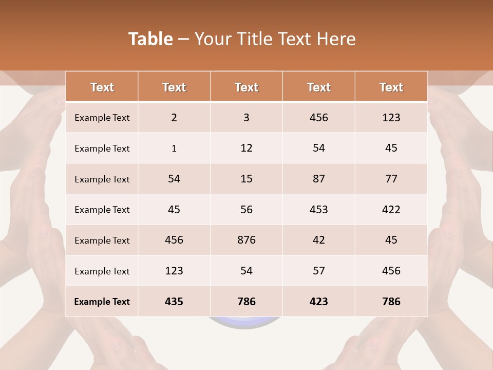 Holding Construct Home PowerPoint Template