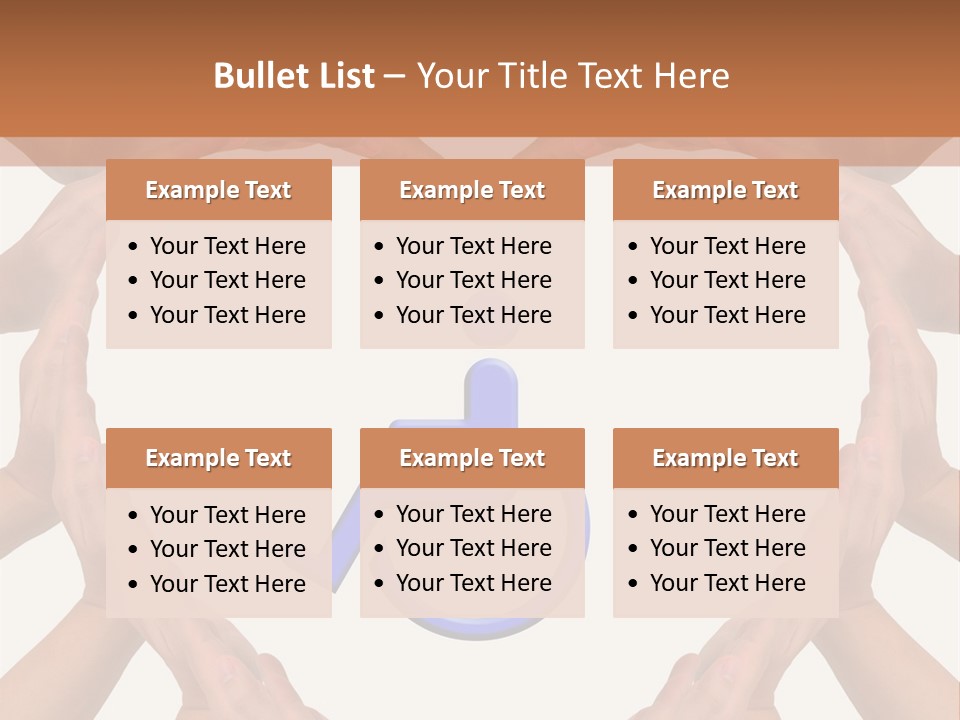 Holding Construct Home PowerPoint Template