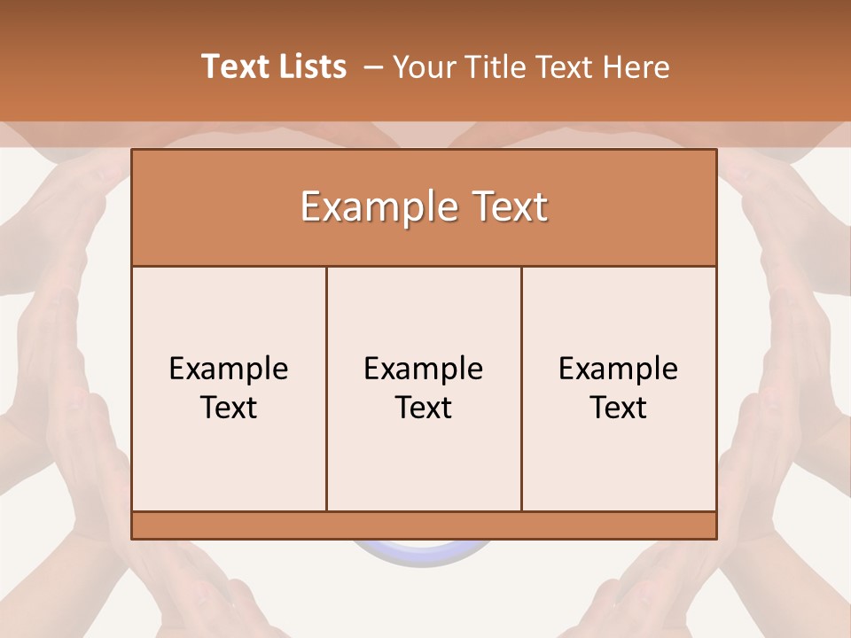 Holding Construct Home PowerPoint Template