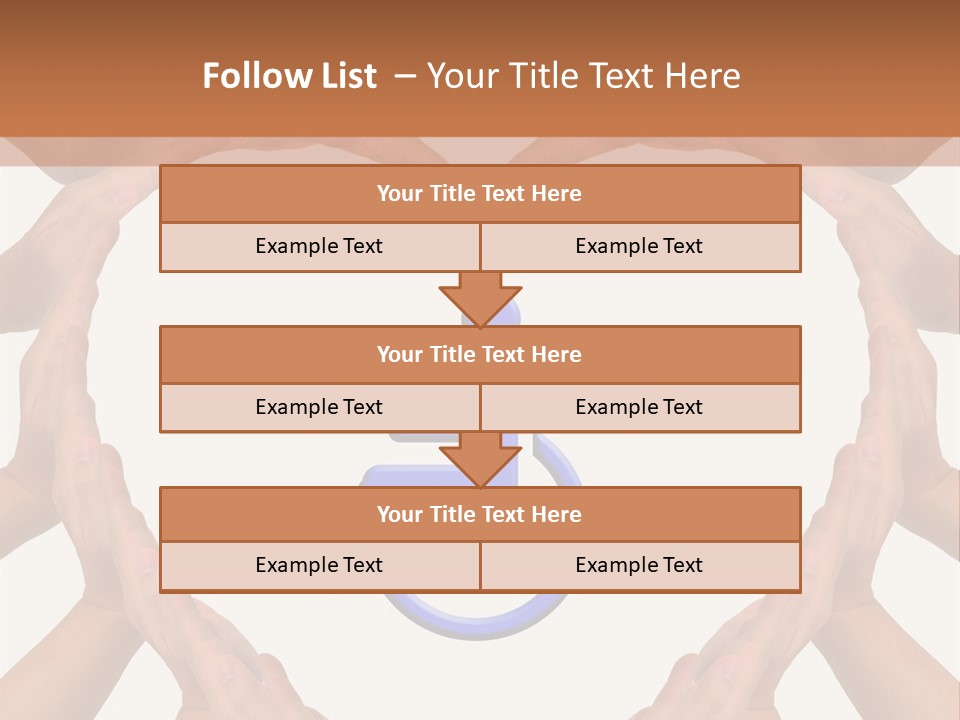 Holding Construct Home PowerPoint Template