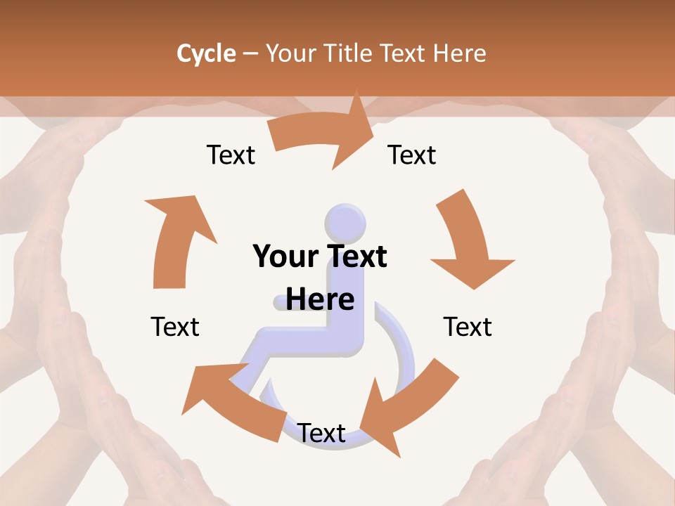Holding Construct Home PowerPoint Template