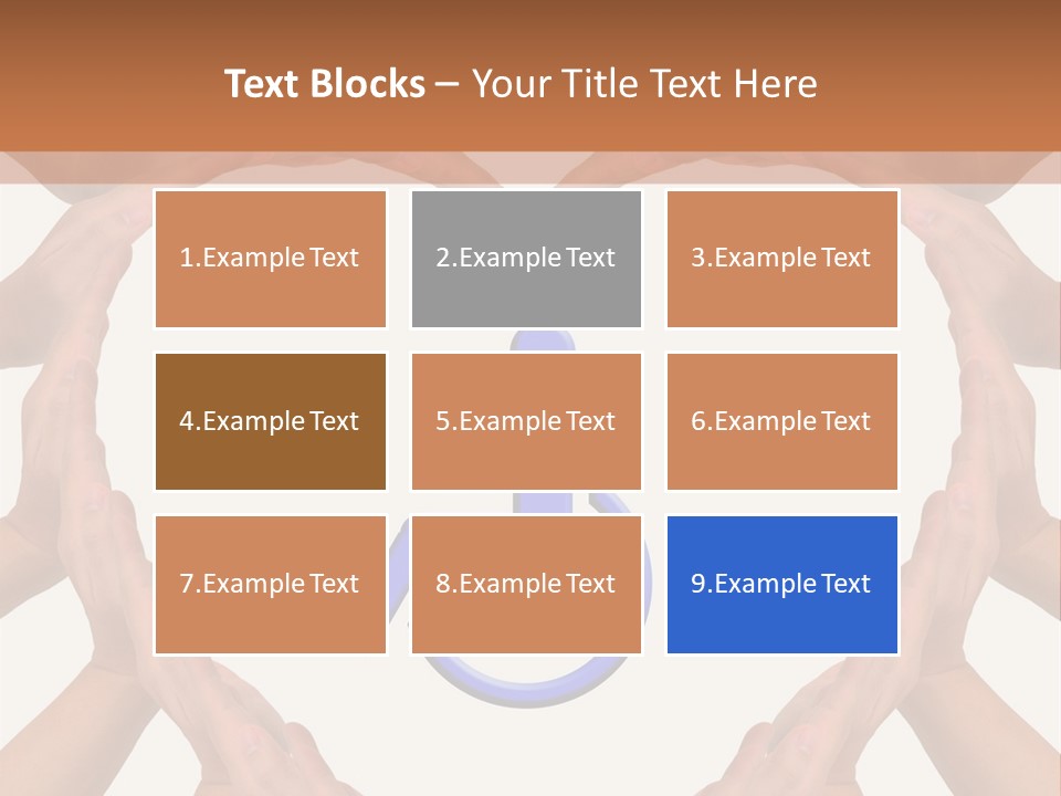 Holding Construct Home PowerPoint Template