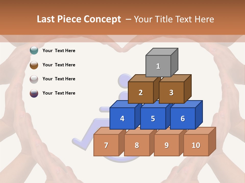 Holding Construct Home PowerPoint Template