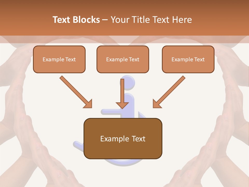 Holding Construct Home PowerPoint Template