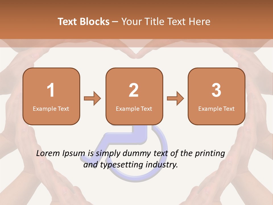 Holding Construct Home PowerPoint Template