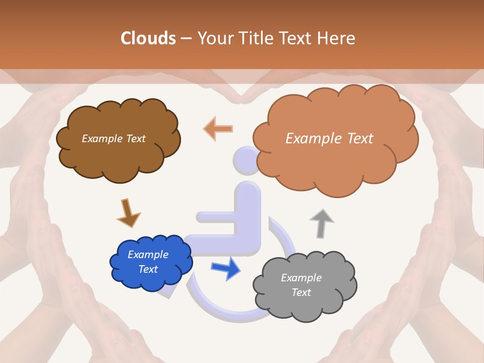 Holding Construct Home PowerPoint Template