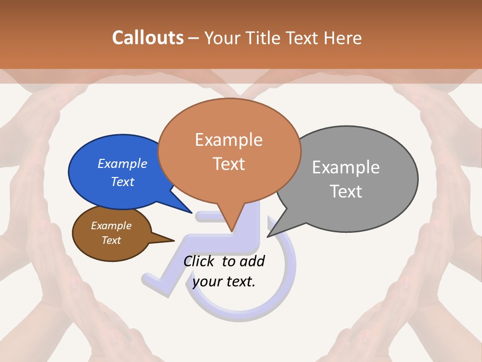 Holding Construct Home PowerPoint Template