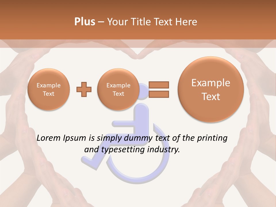 Holding Construct Home PowerPoint Template