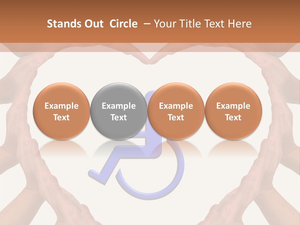 Holding Construct Home PowerPoint Template