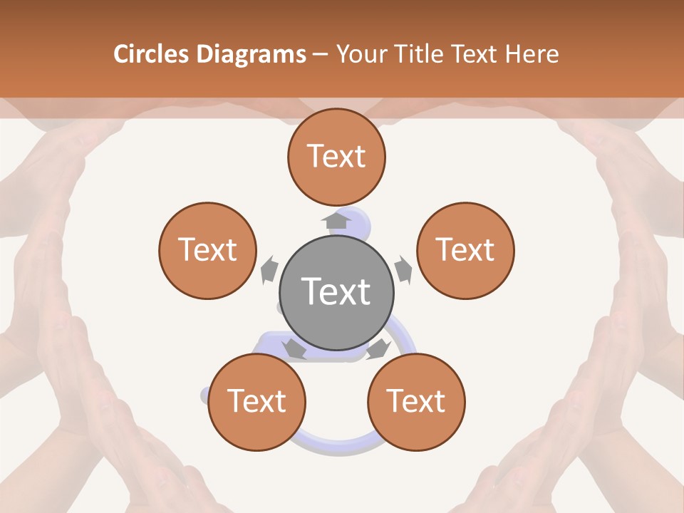 Holding Construct Home PowerPoint Template