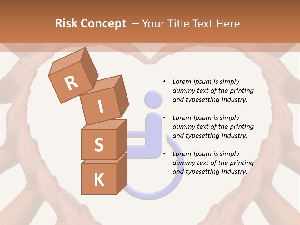 Holding Construct Home PowerPoint Template