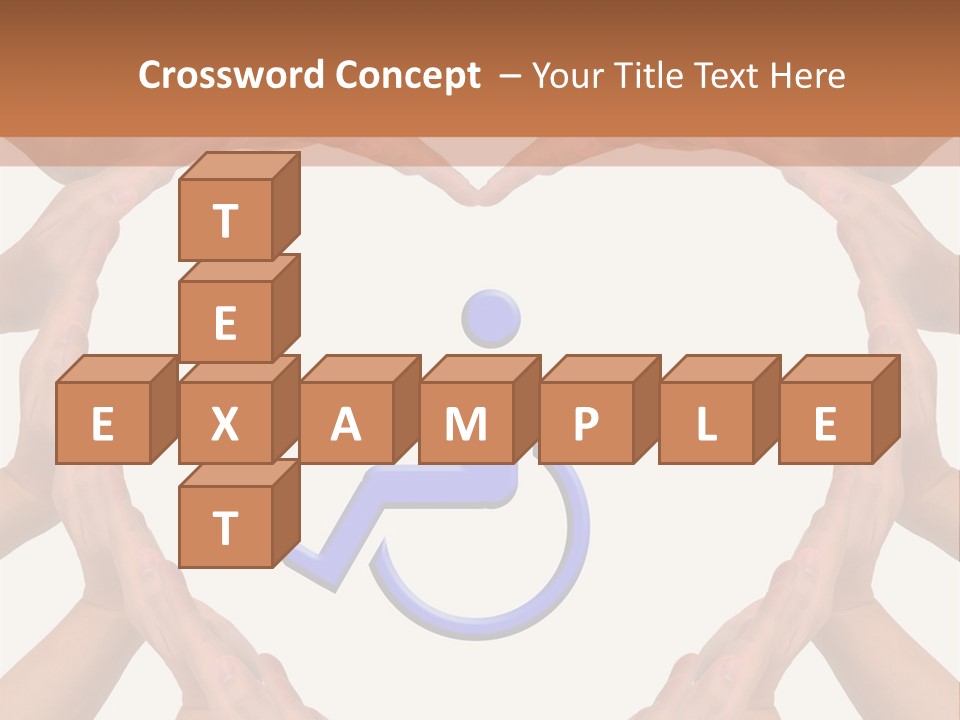 Holding Construct Home PowerPoint Template