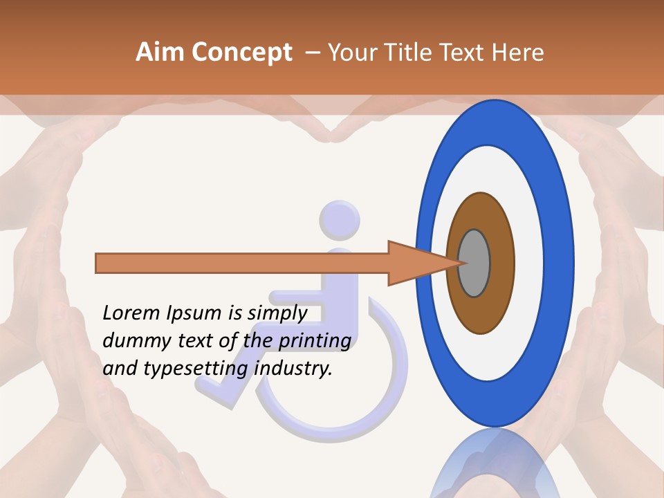 Holding Construct Home PowerPoint Template