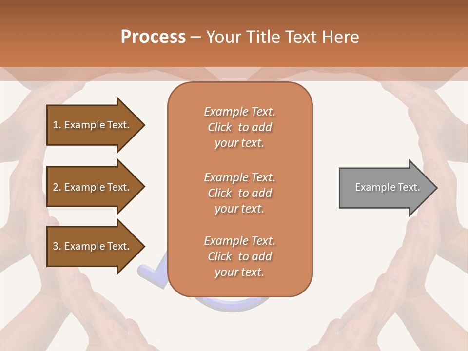 Holding Construct Home PowerPoint Template