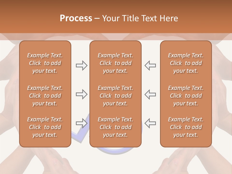 Holding Construct Home PowerPoint Template