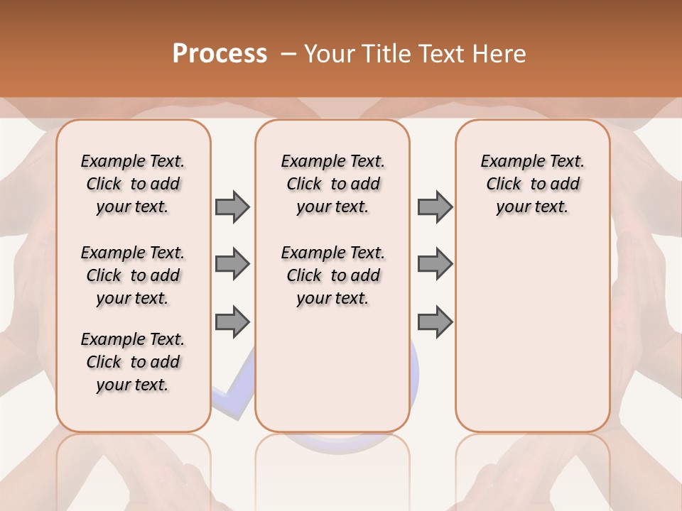 Holding Construct Home PowerPoint Template