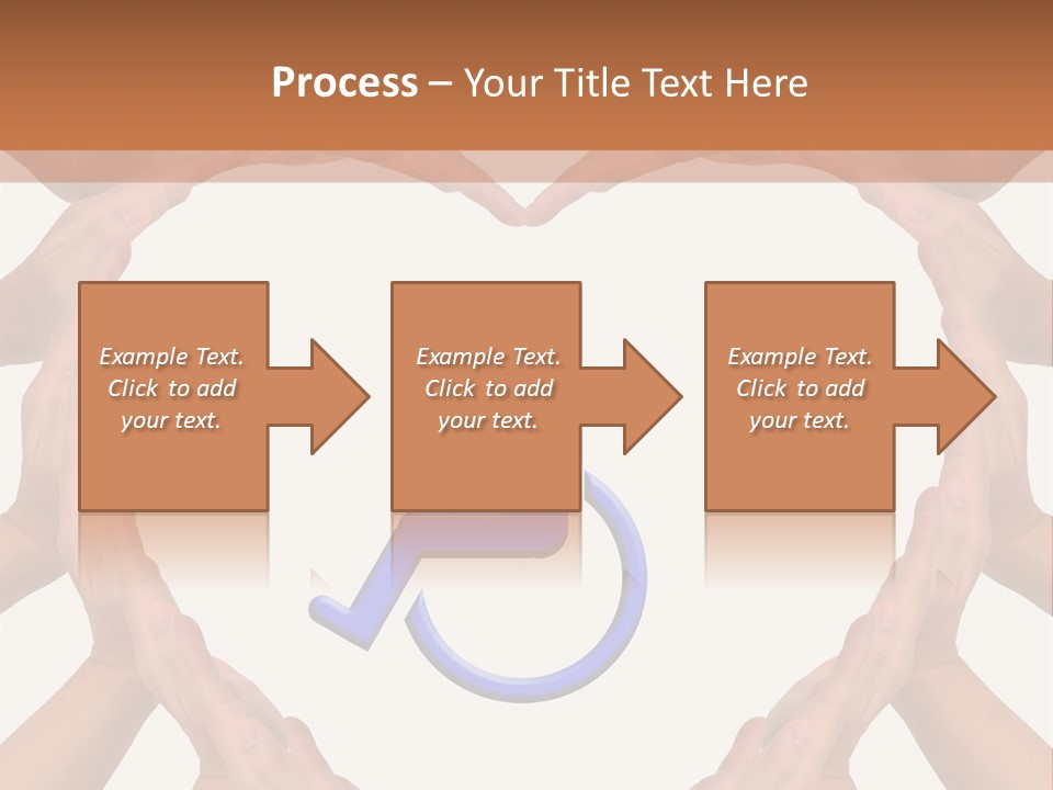 Holding Construct Home PowerPoint Template