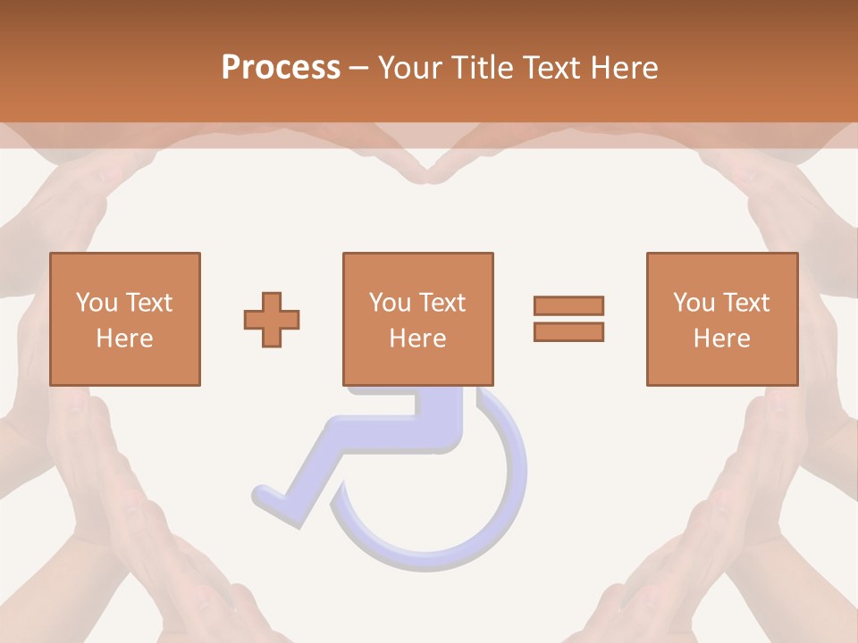 Holding Construct Home PowerPoint Template