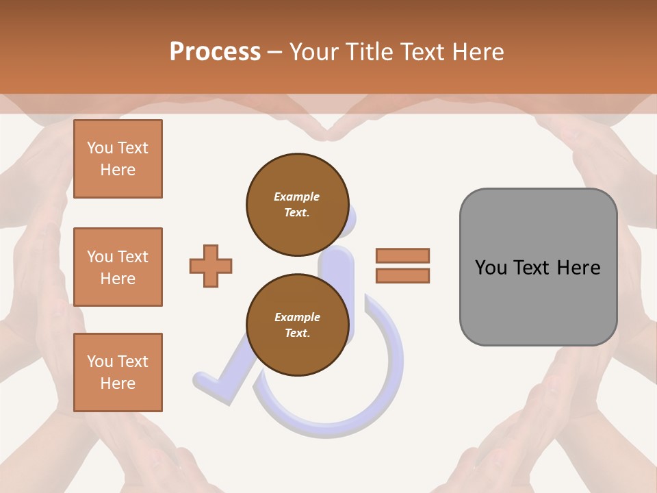 Holding Construct Home PowerPoint Template