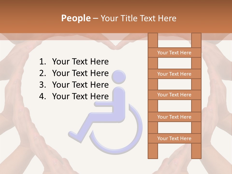 Holding Construct Home PowerPoint Template