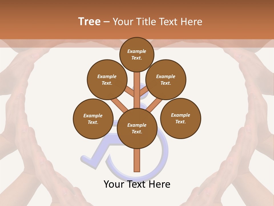 Holding Construct Home PowerPoint Template