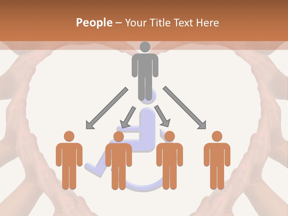 Holding Construct Home PowerPoint Template