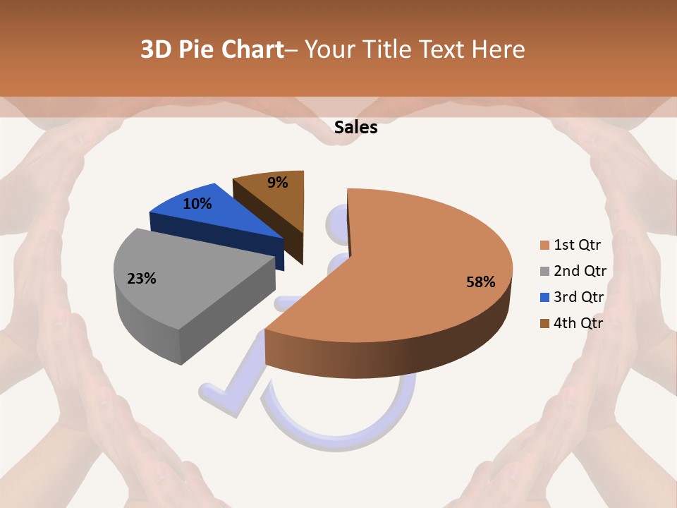 Holding Construct Home PowerPoint Template