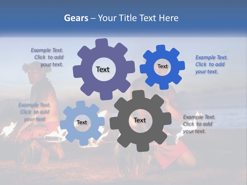 Lawn Business Sky PowerPoint Template