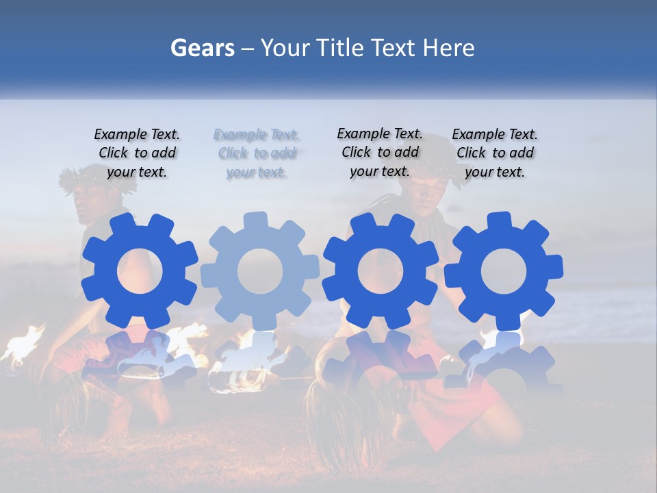 Lawn Business Sky PowerPoint Template