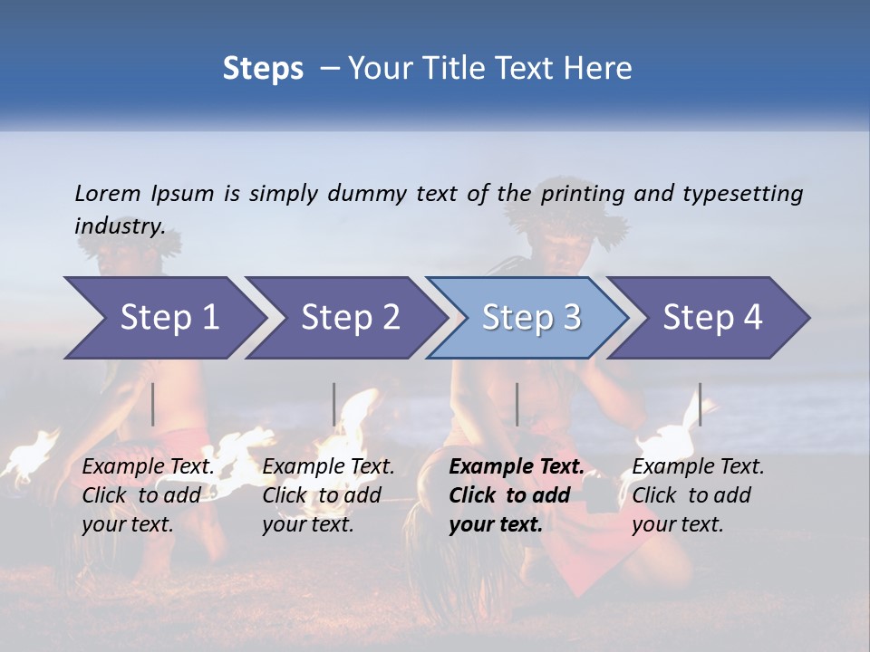 Lawn Business Sky PowerPoint Template