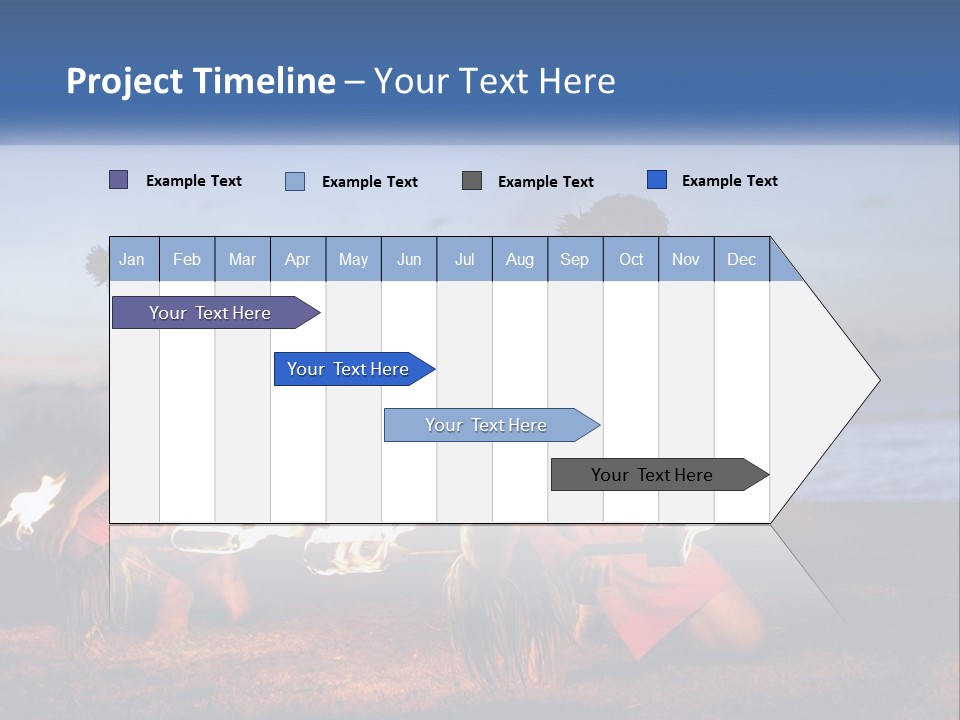 Lawn Business Sky PowerPoint Template