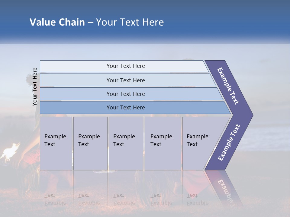 Lawn Business Sky PowerPoint Template