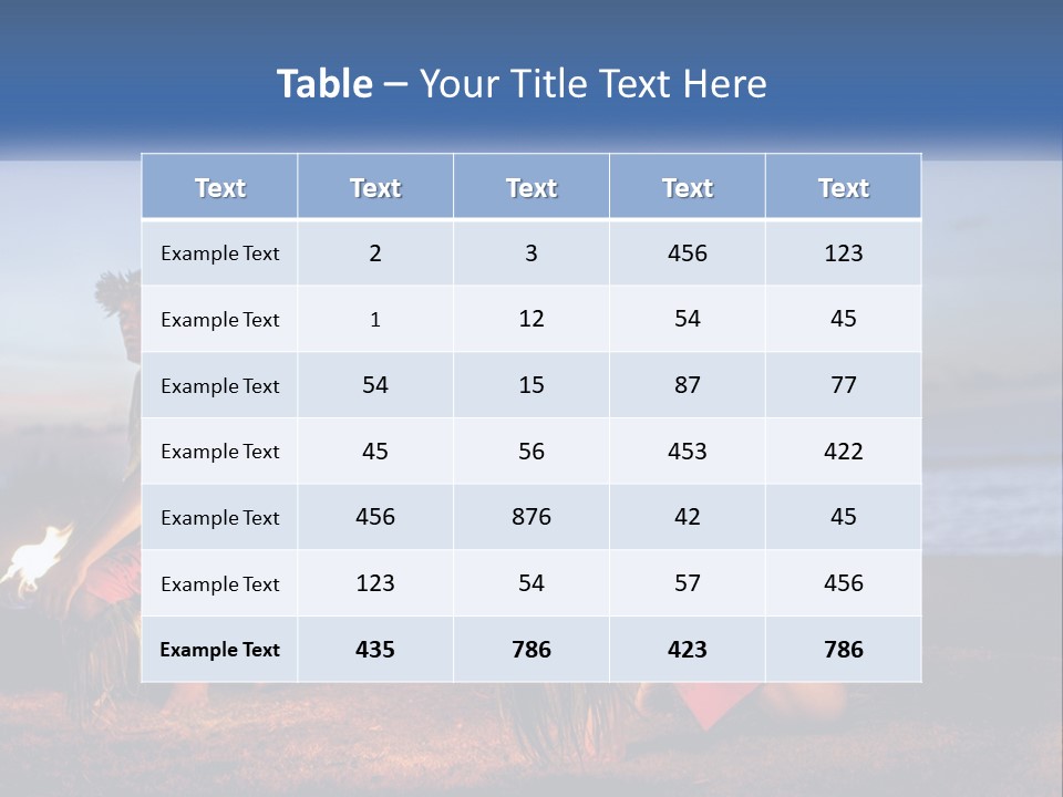 Lawn Business Sky PowerPoint Template