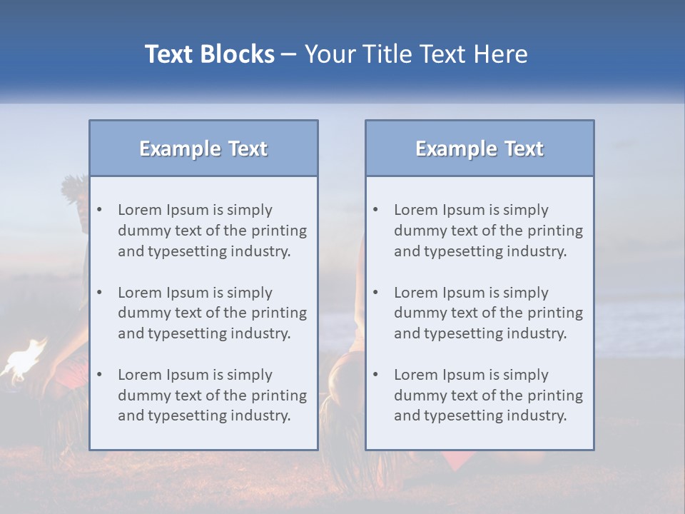 Lawn Business Sky PowerPoint Template
