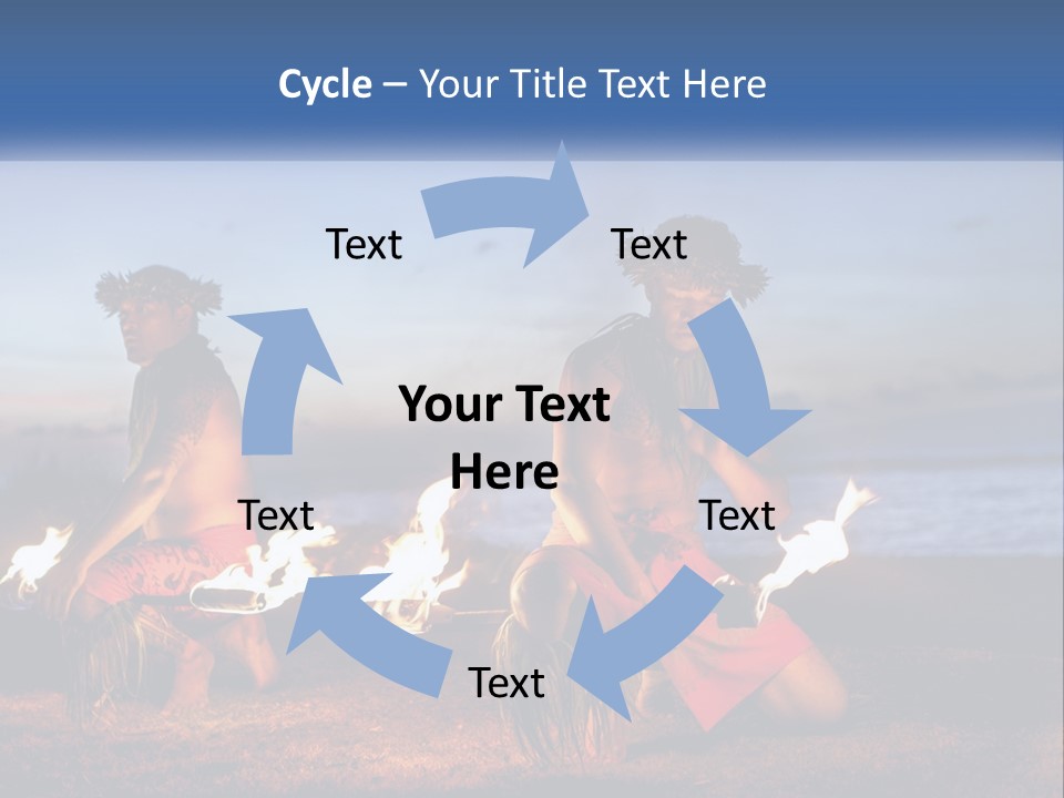 Lawn Business Sky PowerPoint Template