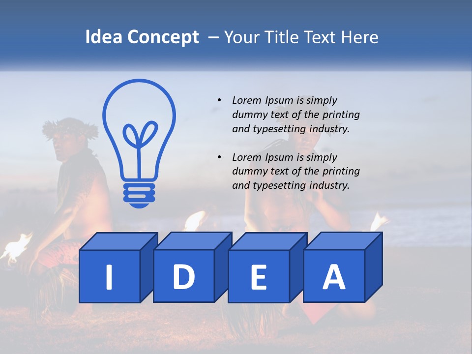 Lawn Business Sky PowerPoint Template