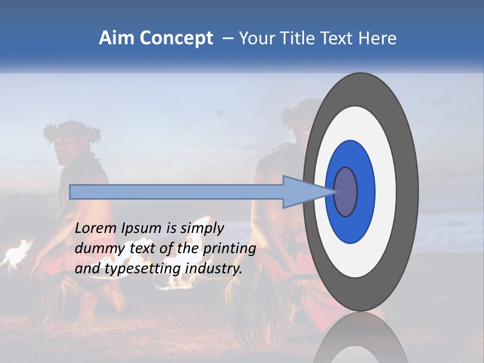 Lawn Business Sky PowerPoint Template