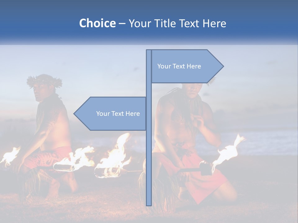 Lawn Business Sky PowerPoint Template